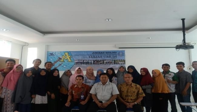 Mahasiswa Jurusan Biologi Perkuat Pemahaman Konservasi Flora dan Fauna Melalui Kuliah Umum