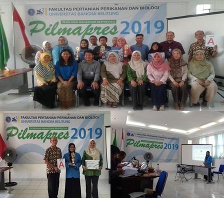 Yeni Ekawati Mahasiswa Berprestasi Tingkat Fakultas Pertanian, Perikanan dan Biologi Tahun 2019